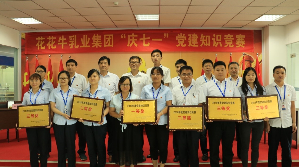 知识竞赛争先锋   比学赶超展风范 —— 28圈乳业集团党委举行庆 “七一”党建知识竞赛