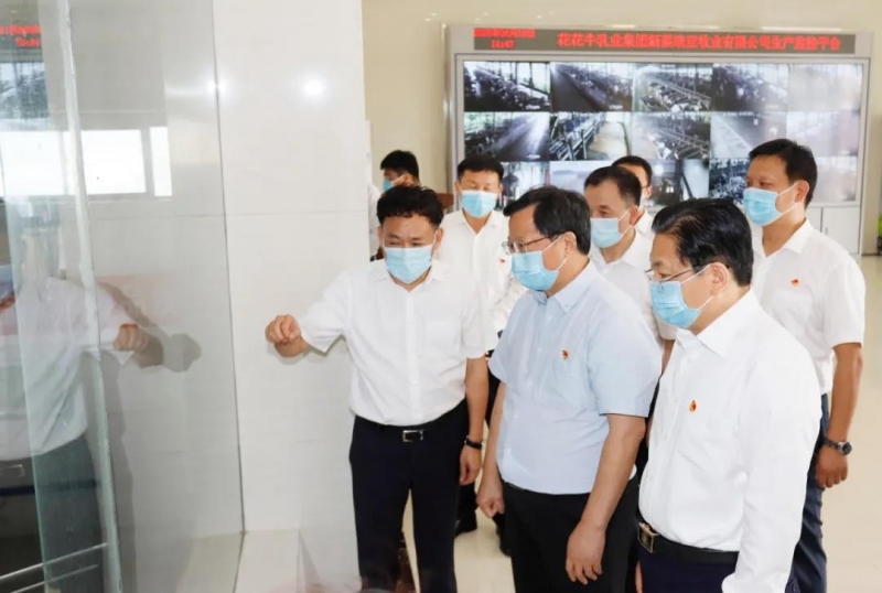 快讯 | 河南省委常委、、省纪委书记、、省监委主任任正晓莅临28圈乳业集团新蔡瑞亚牧场调研